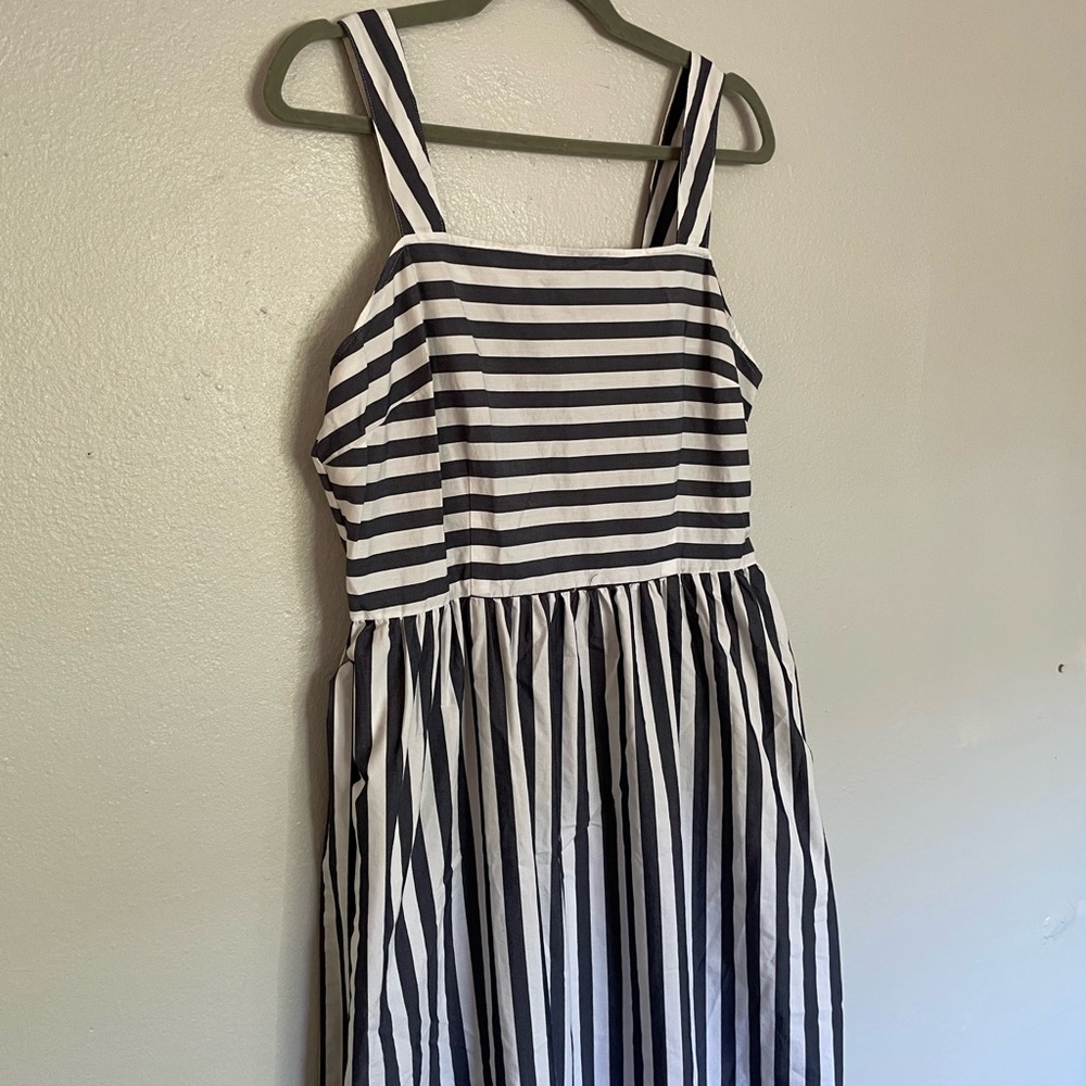 Striped Midi Dress